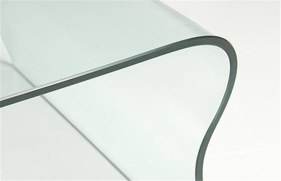 U Shape 15mm cong Tempered Glass Đối Building Windows / Cửa ra vào