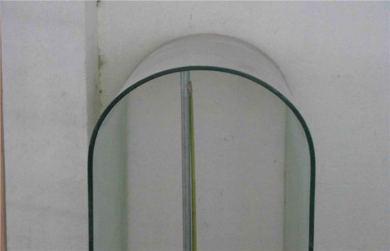 U Shape 15mm cong Tempered Glass Đối Building Windows / Cửa ra vào