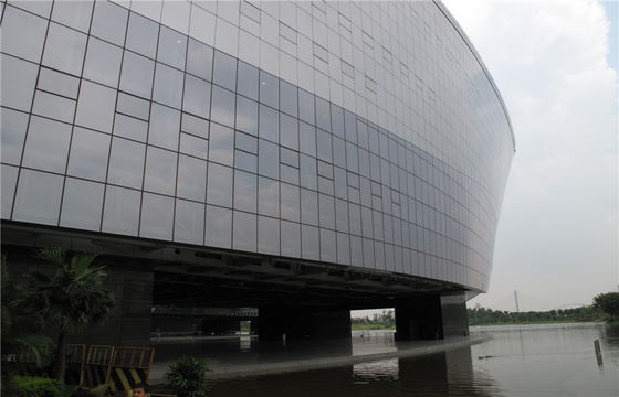 Nhiệt Tăng cường cong Temperable Glass Tinted, uốn cốt thép thủy tinh