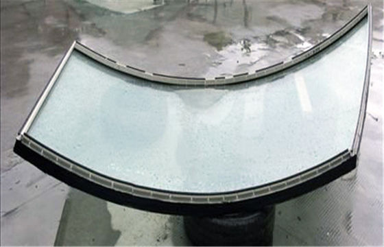 Cường độ cao cong Tempered Glass Đối với cầu thang, Clear Float Glass