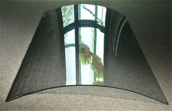 Cường độ cao cong Tempered Glass Đối với cầu thang, Clear Float Glass