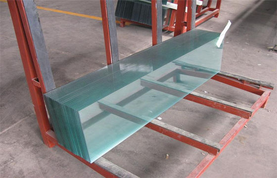 Ultra Clear Safety Tempered Glass Laminated , Heat Strengthened Glass
