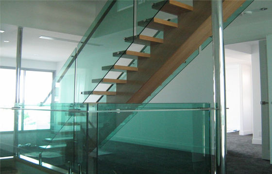 Ultra Clear Safety Tempered Glass Laminated , Heat Strengthened Glass