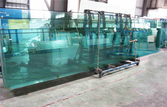 Flat / cong an toàn Tempered Glass Panels 25mm Đối với kiến ​​trúc