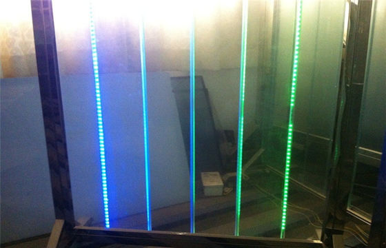 Otel için 25mm - Yüksek Mukavemet Dekoratif Cam Panelleri 4mm LED