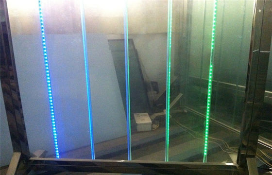 Otel için 25mm - Yüksek Mukavemet Dekoratif Cam Panelleri 4mm LED