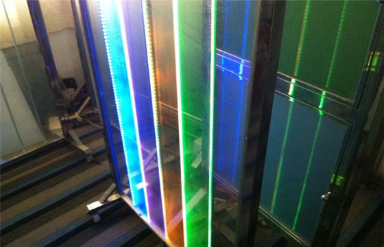 Otel için 25mm - Yüksek Mukavemet Dekoratif Cam Panelleri 4mm LED