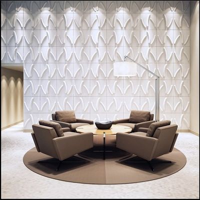 Eigentijdse Binnenlandse Muur die 3D Muurcomités voor Dinning-Zaal de Muurachtergrond van /Sofa Commissie