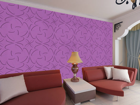 Modern Ringan Gypsum 3D Dinding Panel, serat tanaman 3D Dinding Meliputi 300 * 300 mm
