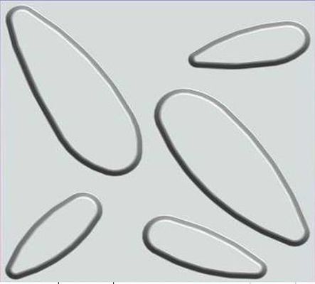 Modern Ringan Gypsum 3D Dinding Panel, serat tanaman 3D Dinding Meliputi 300 * 300 mm