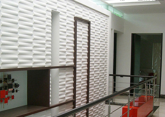 Prägeartige Wand-Aufenthaltsraum-Raum-entfernbare Wand-Abziehbilder der Harz-Tapeten-3D dekorativer
