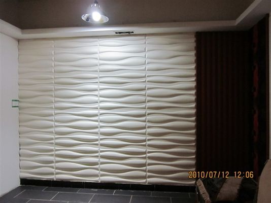 Eco thân Vinyl tường Sticker 3D Textured Wall Panel Large Metal Art tường bằng sợi thực vật