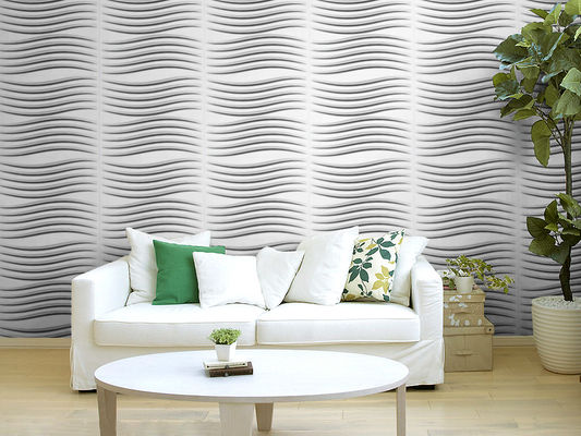 Thời trang hiện đại kết cấu 3D Wall Decor Panels / 3 chiều nền nhiệt chống