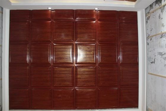 Eco-Friendly Wooden Ceiling Wallpaper / Modern 3D Wall Coverings with Nanocomposite Porcelain