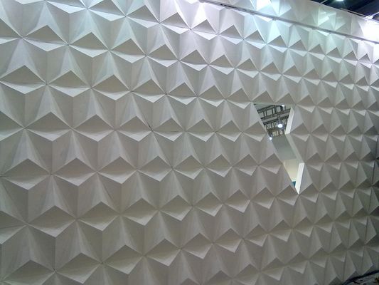 Çağdaş Moda Dış Cephe Dekorasyon 3D Duvar Panosu Ses Yalıtımı ve Dayanıklı
