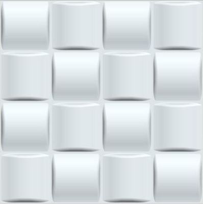 Mutfak / Banyo PVC 3D Duvar Panosu Modern Ev Dekoratif Duvar Lambri 3D Etkisi