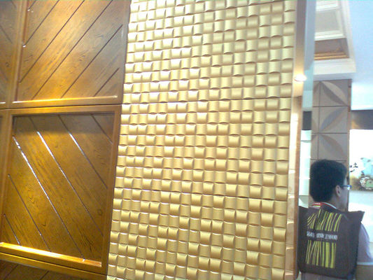 Mutfak / Banyo PVC 3D Duvar Panosu Modern Ev Dekoratif Duvar Lambri 3D Etkisi