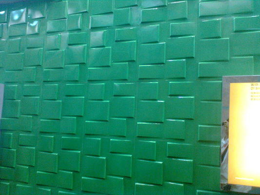 Panele Green Square Wall Art 3D ścienne 3D Płyta ścienna do pokryć domowe dekoracje ścienne