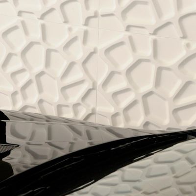 حمام هنری ضد آب 3D پانل های دیواری غیر سمی، بخاری های بین کروم