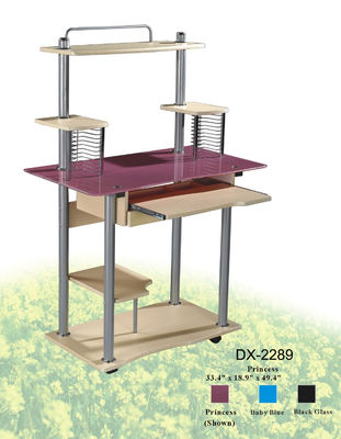 7mm و کوتاه زیبا جدول صفحه اصلی دفتر کامپیوتر با 0.6mm از فولاد لوله DX-2289