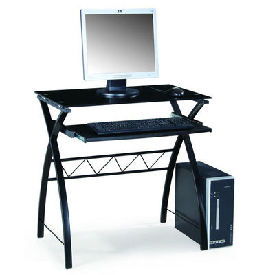 Black Glass Và Gỗ Máy Tính Mini nhỏ Thiết kế Đồ DX-335