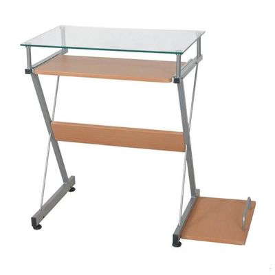 پاک خو شیشه ای و میز چوب کامپیوتر با پردازنده Holer برای صفحه اصلی DX-8310B