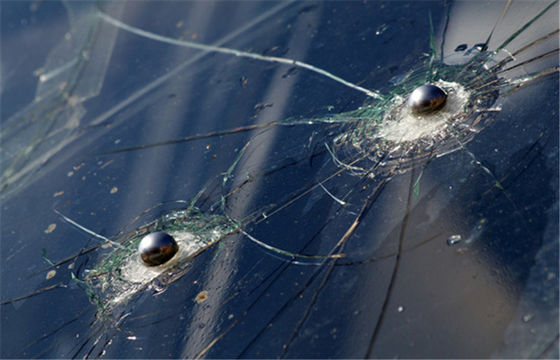 Laminowane Bullet Proof Arkusze szklane Naturalna zieleń 30mm ciężarówka Gotówka