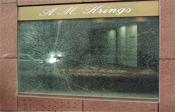 12mm - 50mm Szkło kuloodporne CE IGCC, Show Room Float Glass