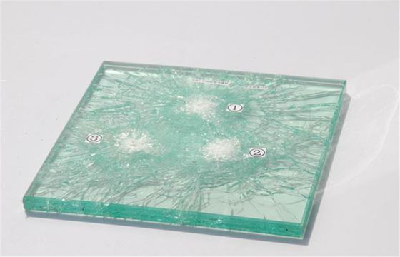 12mm - 50mm Szkło kuloodporne CE IGCC, Show Room Float Glass