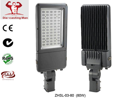 SMD 80W چراغ خیابان لامپ نور با تمپر شیشه منتشر 85V - 265V AC