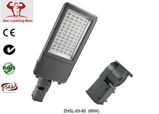 SMD 80W چراغ خیابان لامپ نور با تمپر شیشه منتشر 85V - 265V AC