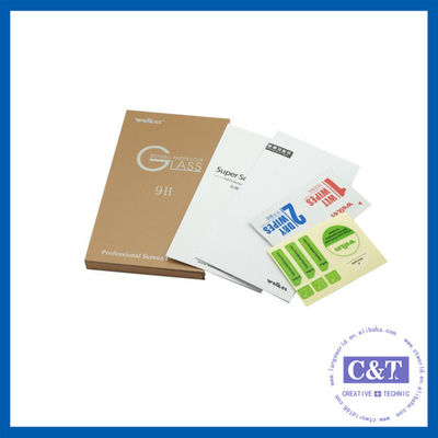 از 0.3mm لاغر خو شیشه ای تلفن همراه محافظ صفحه نمایش برای آیفون 6 با 2.5D 9H سختی