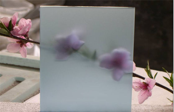 산성 에칭에 의하여 서리로 덥는 부드럽게 한 유리