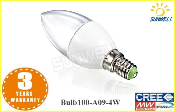 360 डिग्री पाले सेओढ़ लिया E27 मोमबत्ती बल्ब 4W 8pcs एल ई डी Epistar SMD 5630 का नेतृत्व किया