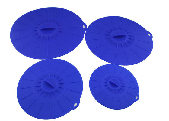 نرم سازگار با محیط زیست - دوستانه 5PCS آبی سیلیکون جام جلد / قهوه سیلیکون درب لیوان