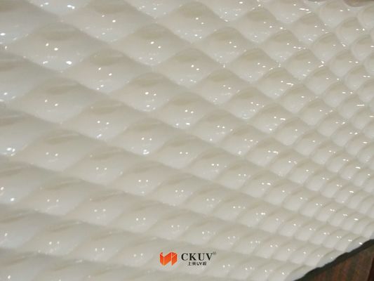 شیشه ای فیلم اثر MDF / PVC پلاستیکی درب کشویی با چاپ انتقال