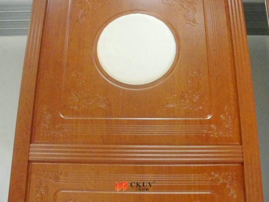 دانه چوب ام دی اف جذب حک شده گنجه کمد لباس ارتفاع کشویی 1900mm 2400mm-