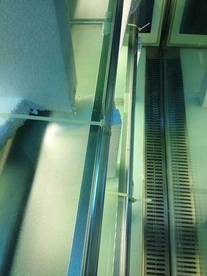 Món tráng miệng Cửa kính đôi tráng miệng 1,2 mét, Tủ bánh trưng bày 540W Tủ đông R134a