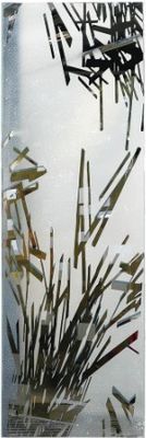 10mm Zilveren gelamineerde Decoratieve Glascomités met Vlakke Vorm voor Verdeling