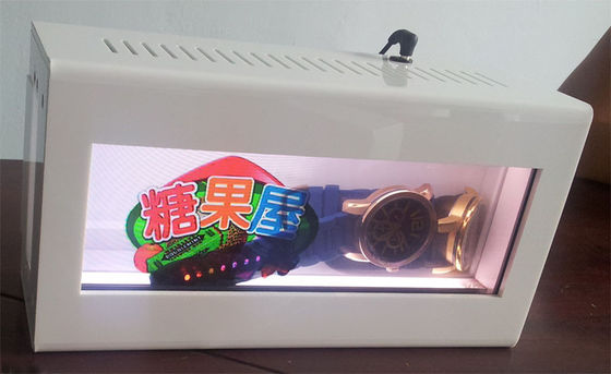 24"白く透明な lcd スクリーンの金属の箱 + 緩和されたガラスのパネルの層