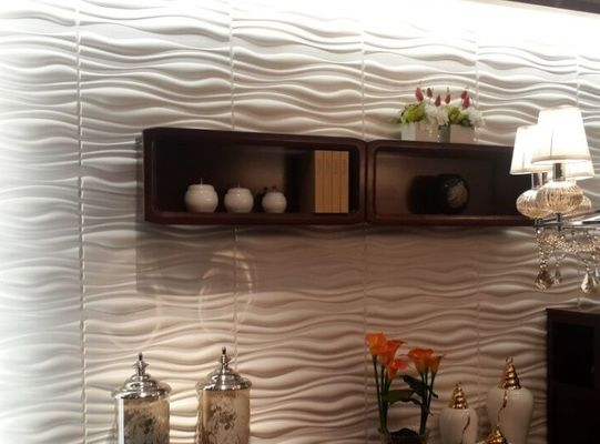 Крытая доска волны панелей стены 3d панелей стены 3D декоративная для KTV/предпосылки адвокатского сословия