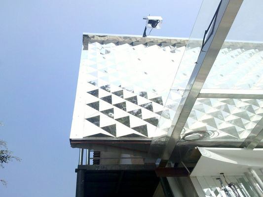 Quảng trường PC 3D trang trí Wall Panel Xây dựng / Nhiệt Bảng điều chỉnh cách điện