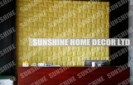 Văn phòng / thương mại nhựa 3D trang trí tường Panels Với âm thanh hấp thụ