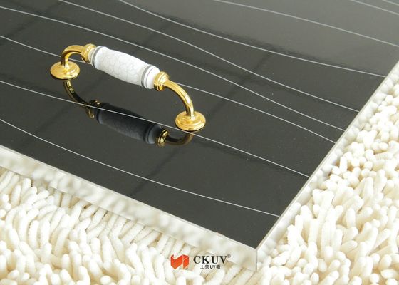 Embossed đơn / đôi Đối mặt 3D MDF trang trí nội thất tường đóng tấm