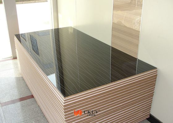 Embossed đơn / đôi Đối mặt 3D MDF trang trí nội thất tường đóng tấm
