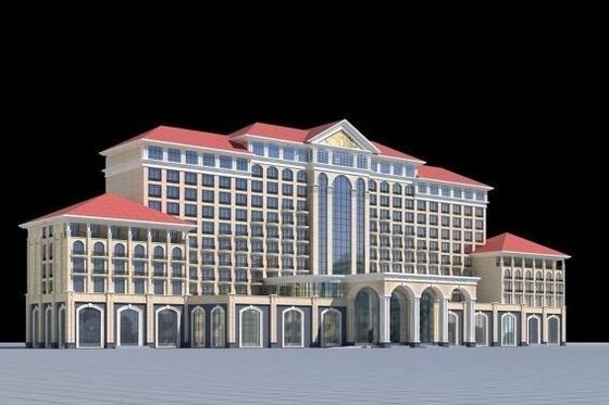 املاک و مستغلات مجسمه سازی مدل 3D مینیاتور مدل معماری ساز ساختمان هتل