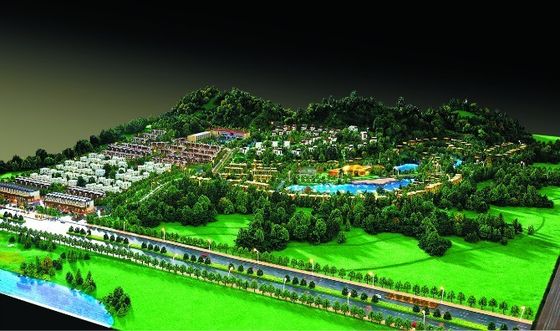 املاک و مستغلات مجسمه سازی مدل 3D مینیاتور مدل معماری ساز ساختمان هتل