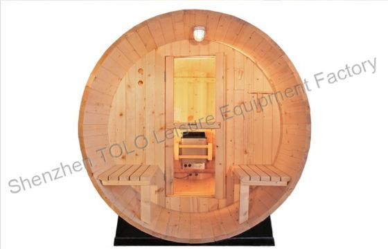 خارجيّ حديقة sauna مقصور, كهربائيّ خشب 4 شخص برميل sauna غرفة