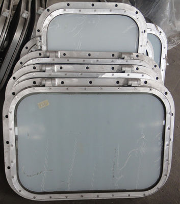 Cửa sổ hình chữ nhật Thuyền nhôm thép Marine Marine, Windows cố định