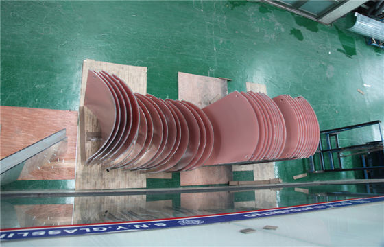 หน้าจอพิมพ์นิรภัยกระจกกันเสียงโค้งแก้ว toughened